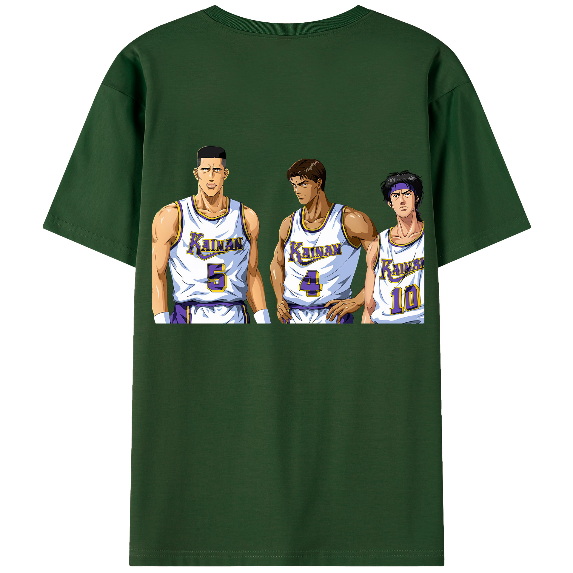 SLAM DUNK／スラムダンク 綿100％半袖Tシャツ（背面プリント）